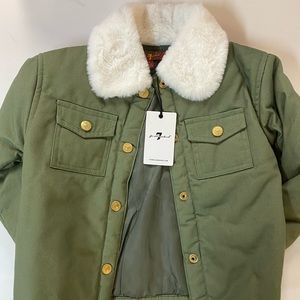 NEW WITH TAGS 7 for all mankind unisex toddler jacket size 4T